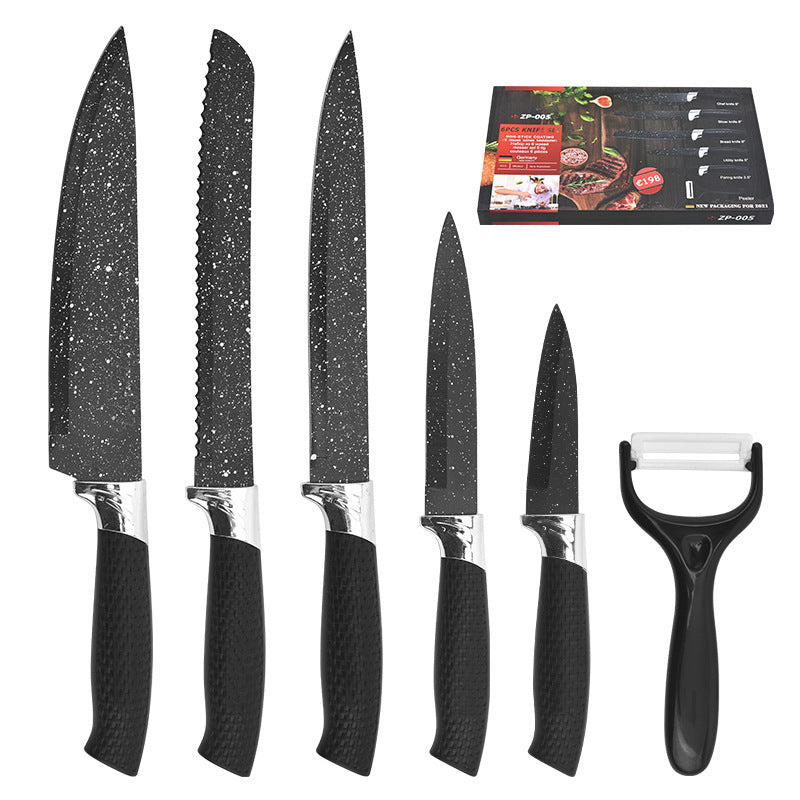 SET DE CUCHILLOS COCINA 6 PIEZAS